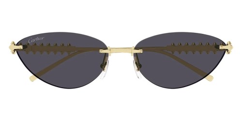 Cartier CT0543S Clash de Cartier - 002 - 58 Sonnenbrillen Gold Cat Eye