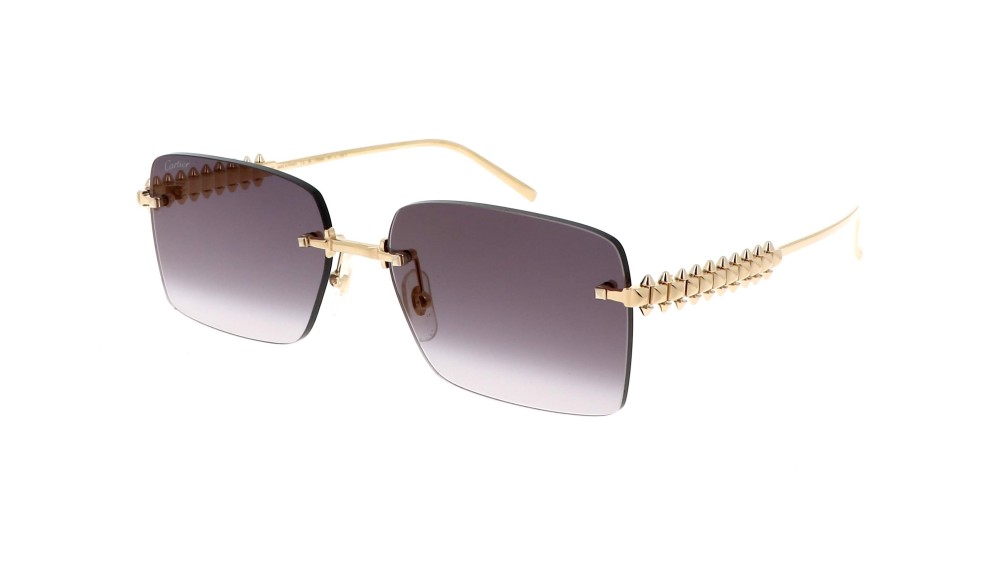Cartier CT0545S Clash de Cartier - 001 - 58 Sonnenbrillen Gold Eckig