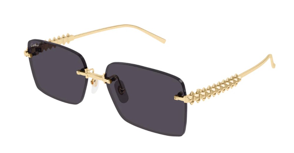 Cartier CT0545S Clash de Cartier - 002 - 58 Sonnenbrillen Gold Eckig