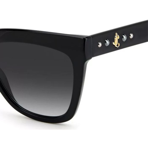 Jimmy Choo JULIEKA/S - 8079O - 55 Sonnenbrillen Schwarz Kissenform (Abgerundet)