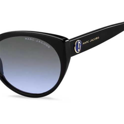 Marc Jacobs 376/S - 807GB - 57 Sonnenbrillen Schwarz Rund