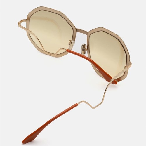 Marni SJP Kamiora Mine Oro - 58 Sonnenbrillen Gold Eckig
