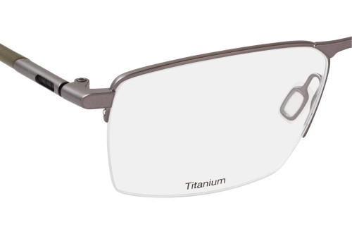 Porsche Design P8765 TITANIUM - C - 55 Brillenfassungen Grau Eckig
