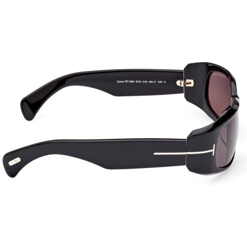 Tom Ford FT1064 ECO COREY - 01A - 59 Sonnenbrillen Schwarz Eckig