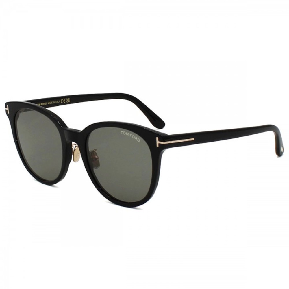 Tom Ford FT1133-K ECO - 01A - 55 Sonnenbrillen Schwarz Abgerundet