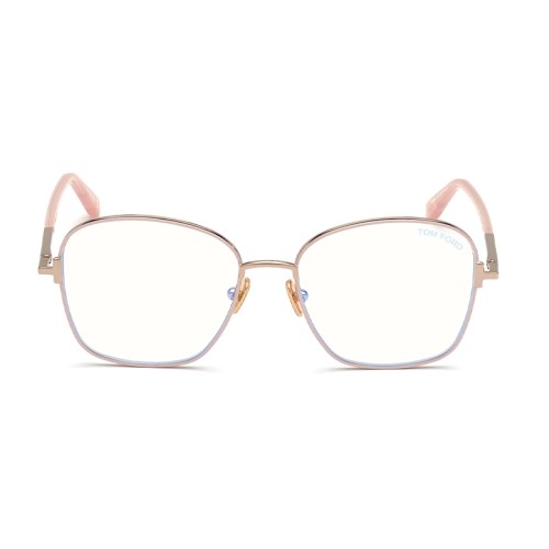 Tom Ford TF5685-B - 072 - 53 - MIT BLAU-VIOLETTEM LICHTFILTER-GLÄSERN Brillenfassungen Eckig