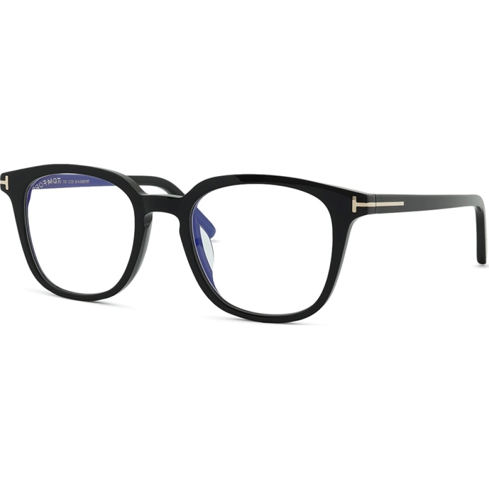 Tom Ford TF5995-K-B ECO - 001 - 51 Brillenfassungen Schwarz Abgerundet