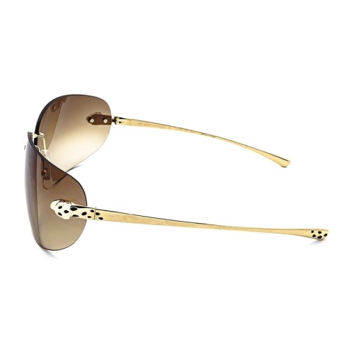 Cartier CT0266S - 004 - 61 Sonnenbrillen Gold Eckig