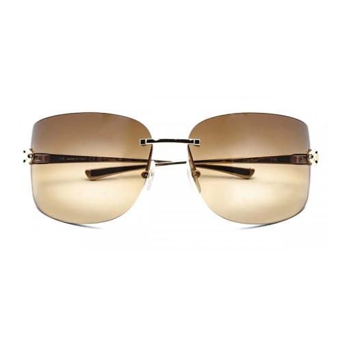 Cartier CT0266S - 004 - 61 Sonnenbrillen Gold Eckig