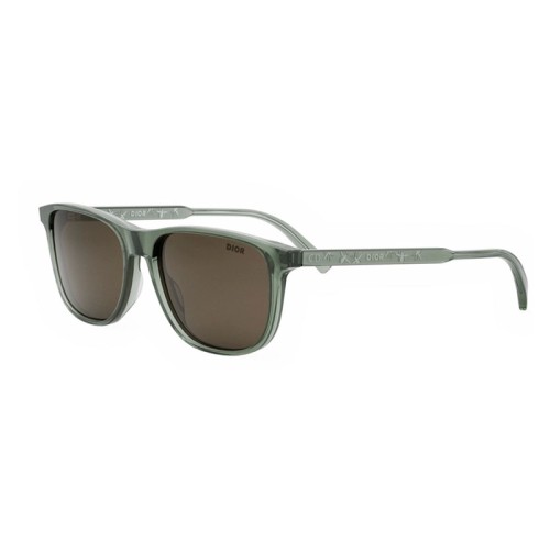 Dior INDIOR S3I - 55F0 A - 56 Sonnenbrillen Grün Eckig