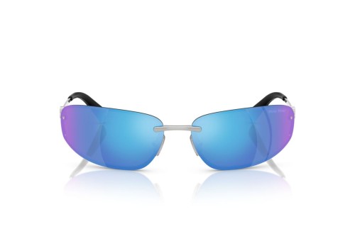 MIU MIU MU A50S - 1BC10K - 68 Sonnenbrillen Silber Rechteck