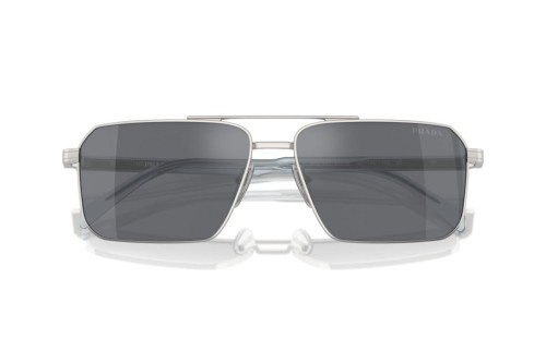 PRADA PR A57S - 1BC175 - 61 Sonnenbrillen Silber Pilot (Aviator)