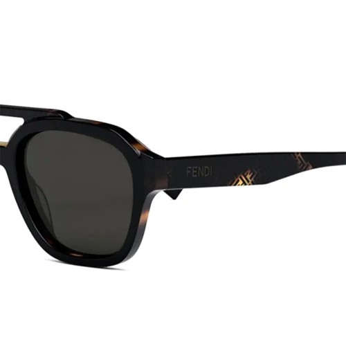 Fendi FE40076U - 01A - 52 Sonnenbrillen Pilot (Aviator)