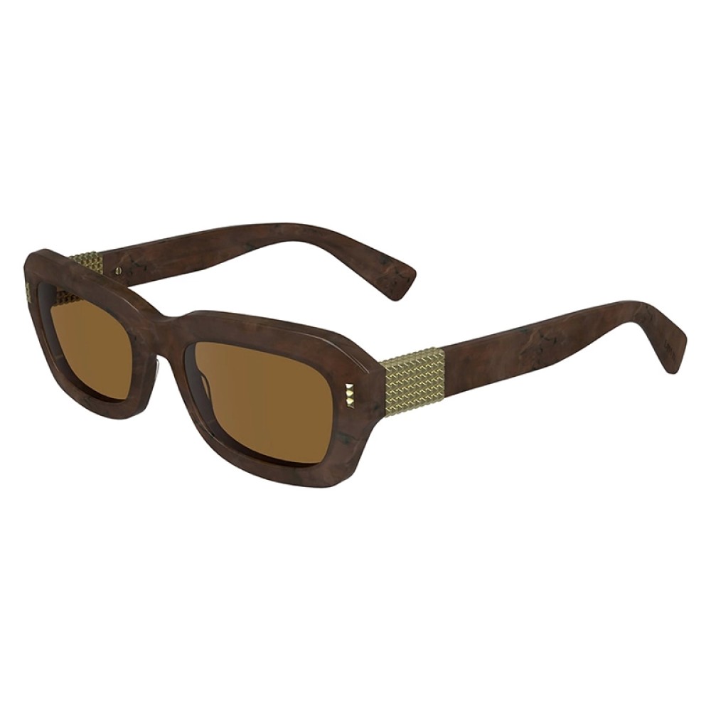Lanvin LNV667S - 238 - 52 Sonnenbrillen Braun Eckig