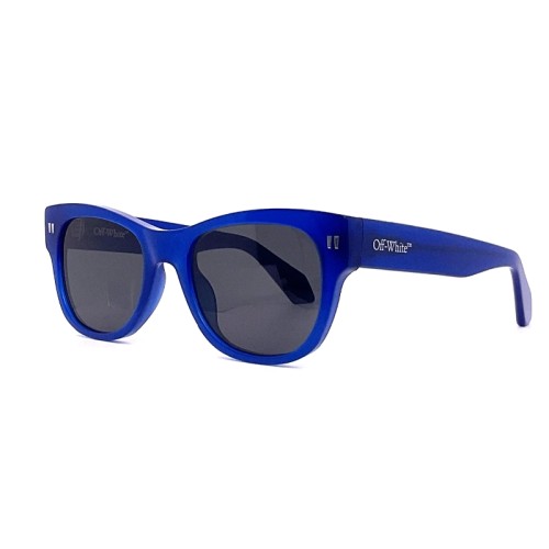 Off-White OERI107 MOAB - 4507 - 52 Sonnenbrillen Blau Kissenform (Abgerundet)