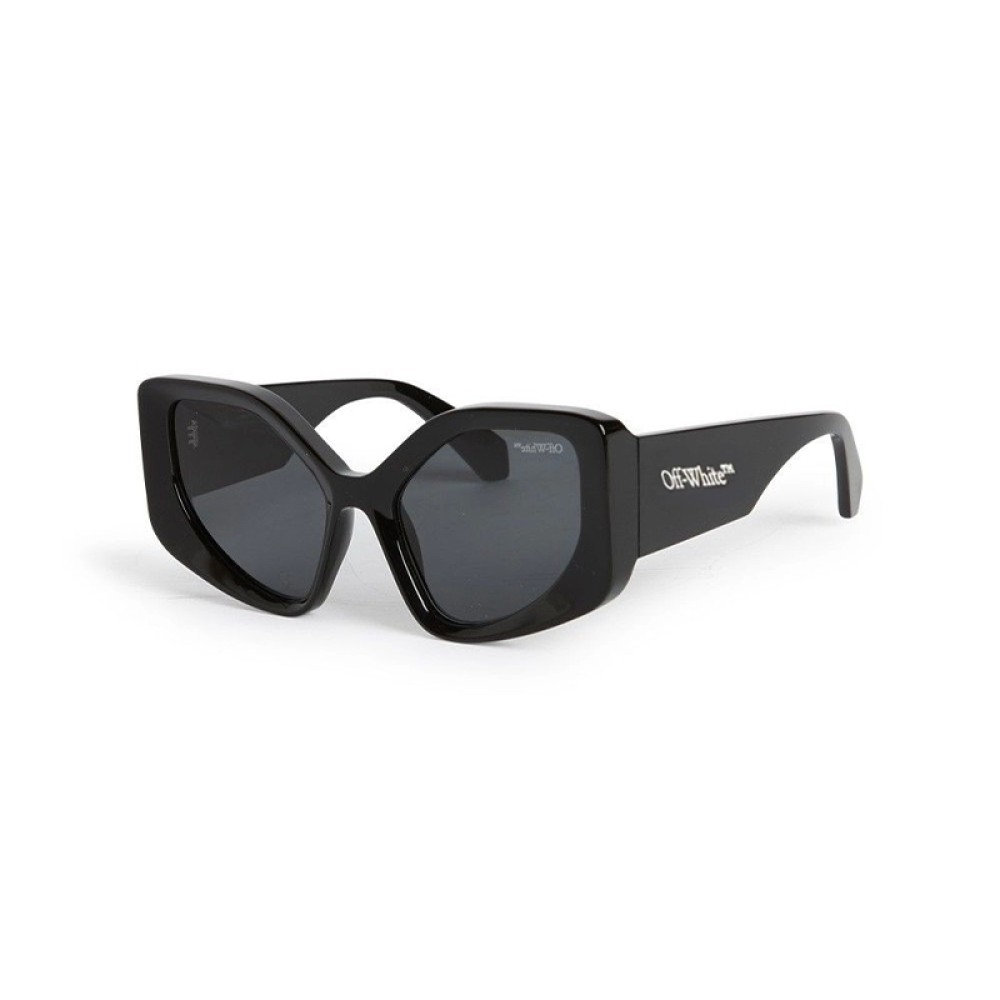 Off-White OERI076 DENVER - 1007 - 55 Sonnenbrillen Schwarz Schmetterling
