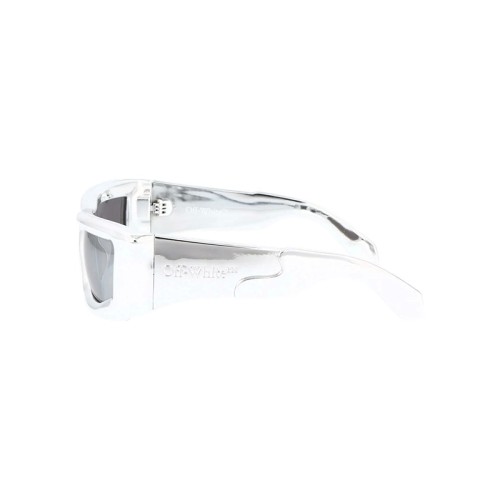 Off-White OERI074 VOLCANITE - 7272 - 58 Sonnenbrillen Silber Eckig