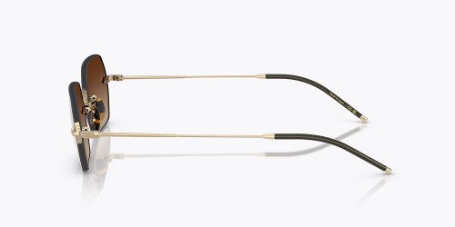 OLIVER PEOPLES OV1353ST TK-13 TITANIUM (HANMADE IN JAPAN) - 5035Q1 - 52 Sonnenbrillen Gold Eckig