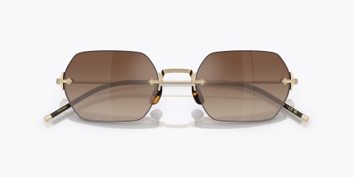 OLIVER PEOPLES OV1353ST TK-13 TITANIUM (HANMADE IN JAPAN) - 5035Q1 - 52 Sonnenbrillen Gold Eckig
