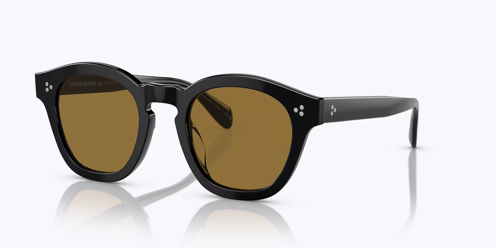 OLIVER PEOPLES OV5382SU BOUDREAU L.A (HANMADE IN JAPAN) - 100573 - 48 Sonnenbrillen Schwarz Rund