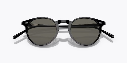 OLIVER PEOPLES OV5529SU ROGER FEDERER N.02 (HANDMADE IN JAPAN) - 1731R5 - 48 Sonnenbrillen Schwarz Rund