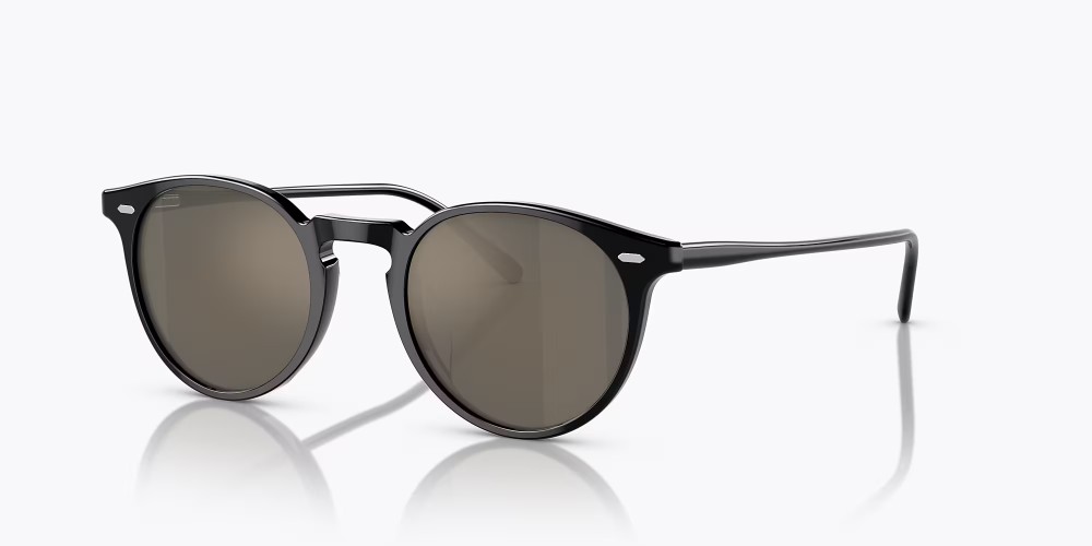 OLIVER PEOPLES OV5529SU ROGER FEDERER N.02 (HANDMADE IN JAPAN) - 177239 - 48 Sonnenbrillen Schwarz Rund