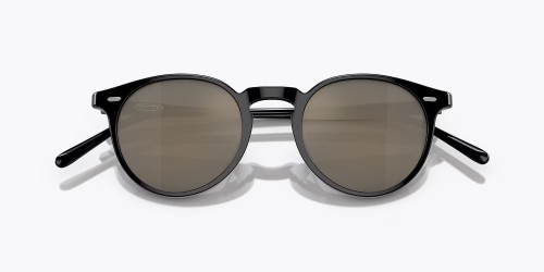 OLIVER PEOPLES OV5529SU ROGER FEDERER N.02 (HANDMADE IN JAPAN) - 177239 - 48 Sonnenbrillen Schwarz Rund