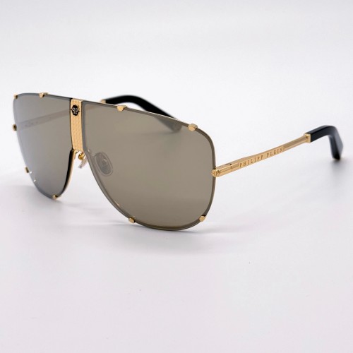 Philipp Plein SPP075 STUD - 400G - 69 Sonnenbrillen Schild