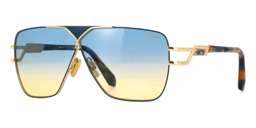 Cazal 9504 - 004 - 65 Sonnenbrillen Blau Eckig