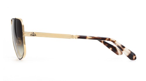 Maybach THE PRESENTER I - CHG/B-AAU-Z35 - 66 - VERGOLDET (GOLD PLATED) Sonnenbrillen Pilot (Aviator)