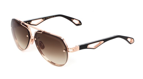 Maybach THE KING I - RG-HI-Z62 - 63 - VERGOLDET (GOLD PLATED) Sonnenbrillen Gold Pilot (Aviator)