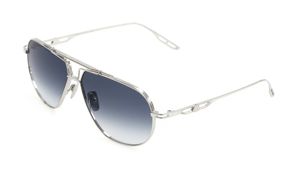 Maybach THE COMMANDER I - P-Z60 - 64 Sonnenbrillen Silber Pilot (Aviator)
