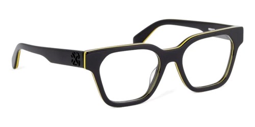 Off-White OERJ07P (STYLE 7P) - 1300 - 52 Brillenfassungen Schwarz Eckig