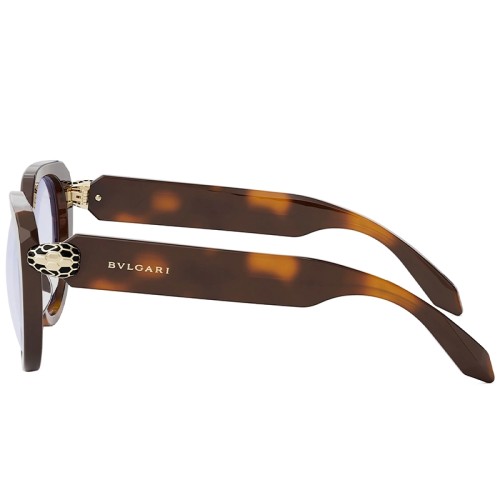 Bvlgari BV50003I - 053 - 51 Brillenfassungen Havanna Kissenform (Abgerundet)