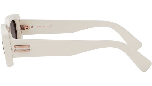 Bvlgari BV40014I B ZERO1 - 25A - 54 Sonnenbrillen Weiß Eckig