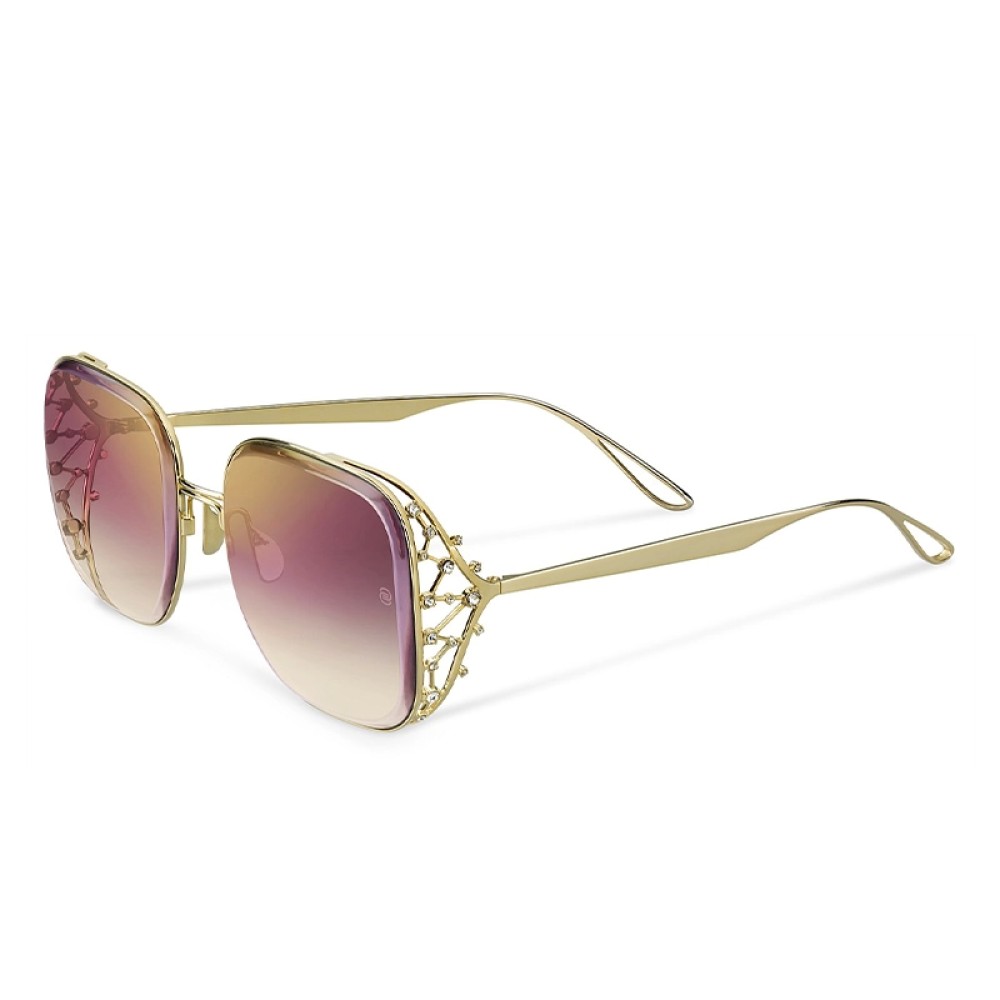 Elie Saab ES005/S - NOA VT - 57 Sonnenbrillen Gold Eckig