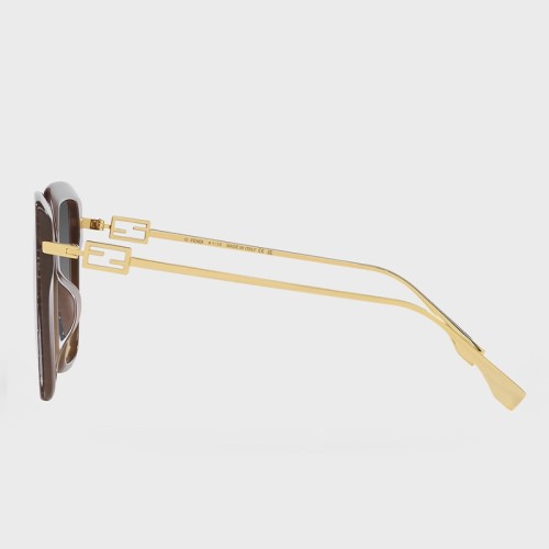 Fendi FE40012U - 50F - 55 Sonnenbrillen Eckig