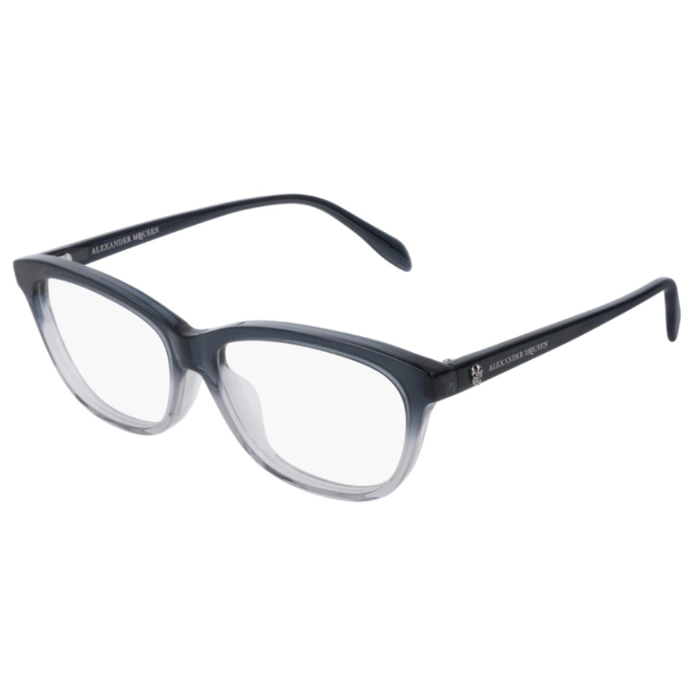 Alexander McQueen AM0165OA - 004 - 55 Brillenfassungen Grau Eckig