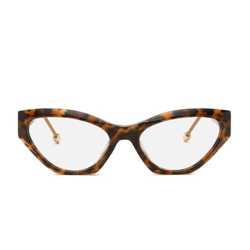 Philipp Plein VPP069S QUEEN - 0LEO - 55 Brillenfassungen Havanna Cat Eye
