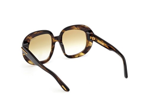 Tom Ford FT1237 ICON COLLECTION - 56F - 53 Sonnenbrillen Havanna Oval