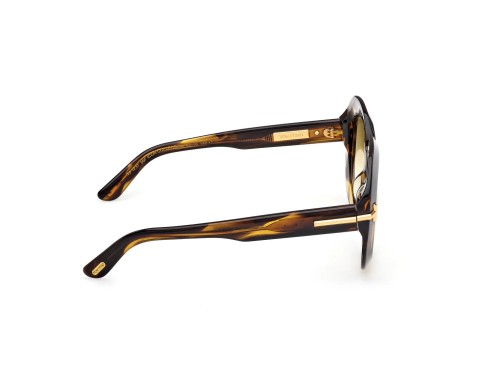 Tom Ford FT1237 ICON COLLECTION - 56F - 53 Sonnenbrillen Havanna Oval