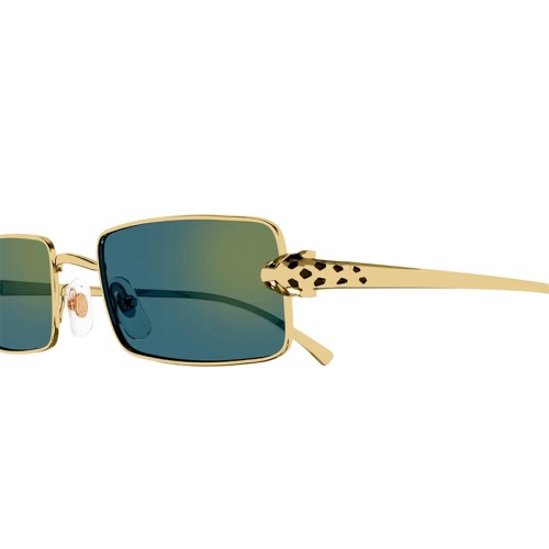 Cartier CT0473S - 003 - 54 Sonnenbrillen Gold Eckig
