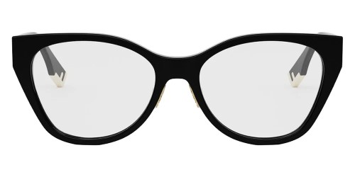 Fendi FE50120F - 001 - 54 Brillenfassungen Schwarz Cat Eye
