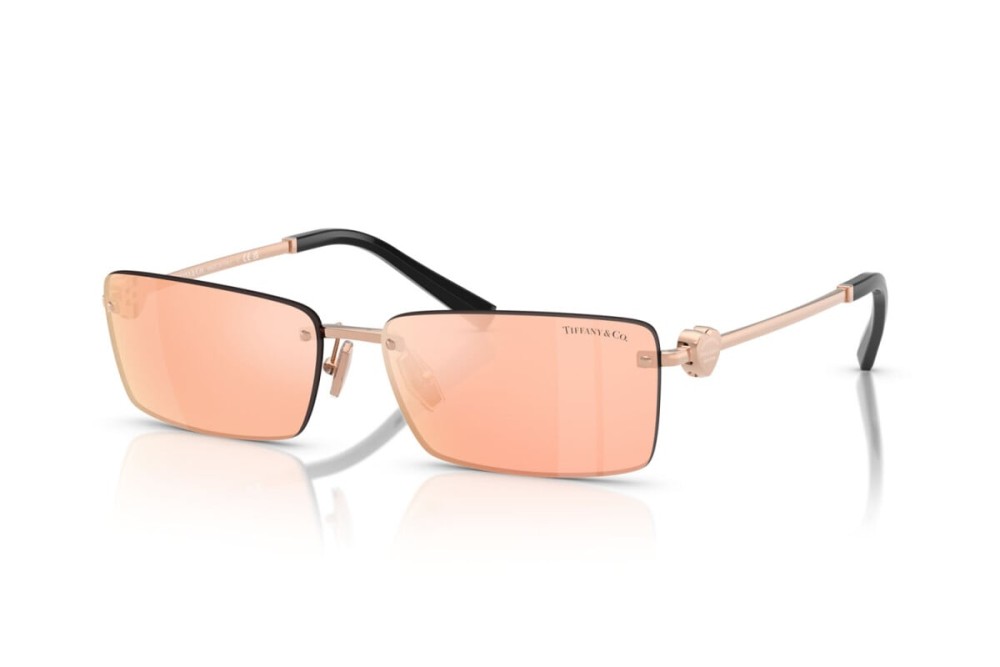 TIFFANY & CO. TF3108B - 61051T - 60 Sonnenbrillen Roségold Eckig