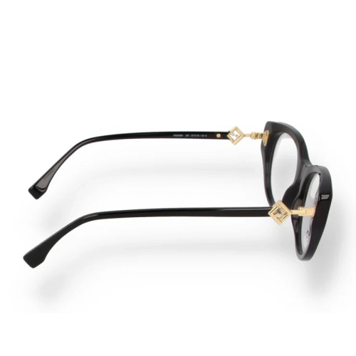 Fendi FE50099I - 001 - 53 Brillenfassungen Schwarz Cat Eye