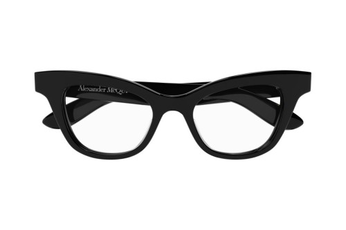 Alexander McQueen AM0381O - 001 - 47 Brillenfassungen Schwarz Cat Eye