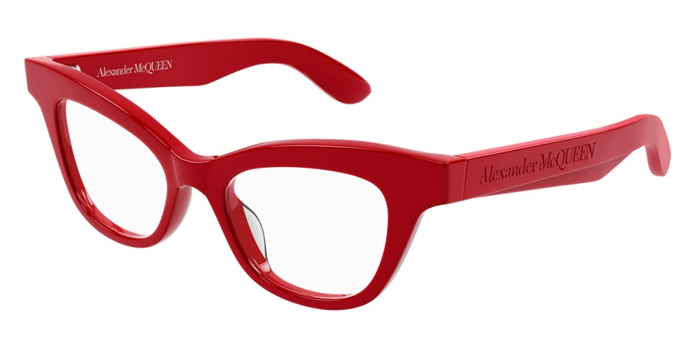 Alexander McQueen AM0381O - 003 - 47 Brillenfassungen Rot Cat Eye
