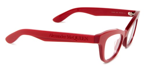 Alexander McQueen AM0381O - 003 - 47 Brillenfassungen Rot Cat Eye