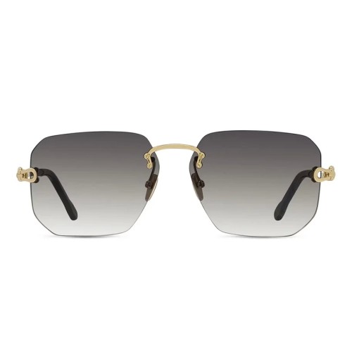 Fred FG40067U - 30B - 60 Sonnenbrillen Gold Eckig