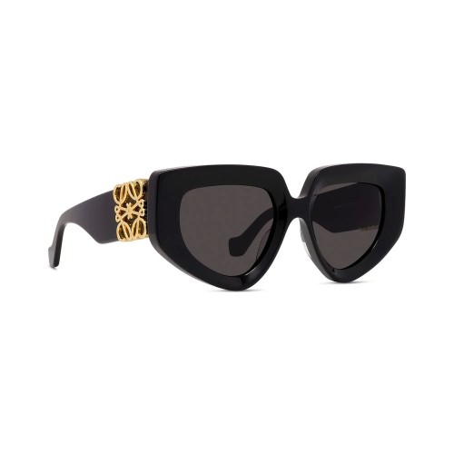 Loewe LW40154U - 01A - 51 Sonnenbrillen Schwarz Cat Eye